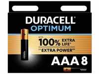 Duracell - Optimum Micro (AAA)-Batterie Alkali-Mangan 1.5 v 8 St.