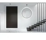 Black Oros Light Spiegel - Rund, 100 Cm - Runder Wandspiegel In Matt Schwarz -