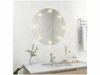 Wandspiegel Badzimmer Spiegel mit LED-Beleuchtung Rund Glas vidaXL