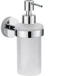 Smooz 40323-00000-00 Seifenspender 200 Ml Chrom (gl&auml;nzend), Wei&szlig; (satiniert) - Tesa