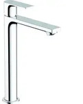 Rebris E - Waschtisch-einhebelmischer, Mit Ablauf, Coolstart, Ecosmart, Chrom