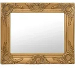 Wandspiegel Im Barock-stil 50x40 Cm Golden Vidaxl