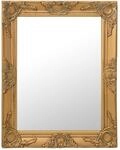 Wandspiegel Im Barock-stil 50x60 Cm Golden Vidaxl