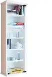 Cd Dvd Wandregal Schrank Loposa Glast&uuml;r