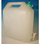 Eda-plastiques Kanister Extra-stark Wei&szlig; 5 Liter Mit Wasserhahn