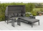 Argos Insel1 Bank M Dach 1 Bank2 Tische Alu/textil