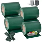 Pvc Sichtschutzstreifen Doppelstabmatten Zaun 4er Set - 4 Rollen &Aacute; 35m X 19cm -