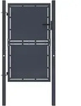 Gartentor Stahl 100 X 150 Cm Anthrazit - Vidaxl