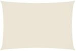 Sonnensegel Oxford-gewebe Rechteckig 3x5 M Creme Vidaxl
