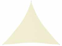 Sonnensegel,Sonnenschutzsegel Oxford-Gewebe Dreieckig 4,5x4,5x4,5 m Creme vidaXL