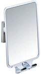 Vacuum-loc&reg; Antibeschlagspiegel Quadro, Befestigen Ohne Bohren, Silber Gl&auml;nzend,