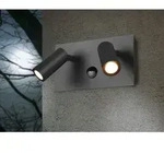 Trio - Led Au&szlig;enwandleuchte Tunga 2-flammig Mit Bewegungsmelder, Anthrazit, Breite