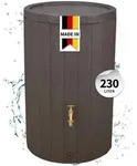 Timber Regenspeicher 230 L, Braun, Deckel Kindersicher