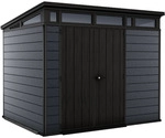 Keter Cortina 97 Gartenhaus - 279x218x226cm - Kunststoff - Grau