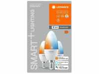 Smarte LED-Lampe mit WiFi Technologie, Sockel E14, Dimmbar, Lichtfarbe änderbar
