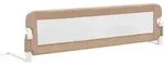 Kleinkind-bettschutzgitter Taupe 150x42 Cm Polyester Vidaxl