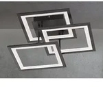 Led Deckenleuchte Modesto Dimmbar Schwarz, Breite 51cm