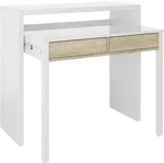 Konsolentisch Billings, Schreibtisch Mit Ausziehbarer Platte, Pc-schreibtisch Mit 2