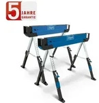 Scheppach - S&auml;gebock Mwb600 S&auml;gehilfe S&auml;ge Gestell Holzschneidebock 2 St&uuml;ck Set