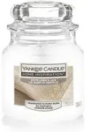 Yankee Candle - Duftkerze Kleines Glas White Linen & Lace 104 G Wei&szlig; Duft Kerze