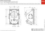 96061552 Cee Wandsteckdose 16 A 5polig 400 V 1 St. - Pce