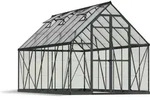 Palram-canopia - Aluminium Gew&auml;chshaus Balance 816 Anthrazit 487x244x229 Cm