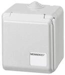 Mennekes 4105 Wandsteckdose Grau Elektro Ip44 16a 400v