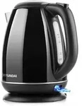 Elektrischer Wasserkocher Hyundai Vk302b Schwarz 1 7 Liter Edelstahl