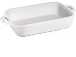 Rechteckige Keramikplatte Staub 40511-151-0 - Wei&szlig; 4,5 Ltr
