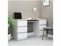 Computertisch,Schreibtisch Weiß 140x50x77 cm Holzwerkstoff vidaXL