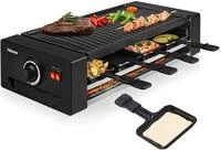 Raclette 4in1 F&uuml;r 2-8 Personen Partygrill Pizza, Griddle Grillplatte