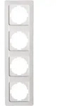 Kopp - Milano &ndash; Abdeckrahmen 4-fach, Farbe: Wei&szlig; - 305913063