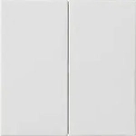 Schalter Gira 2-fach Reinwei&szlig; 2 Module Wei&szlig;