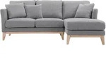 Ecksofa Rechts Skandinavisch Hellgrau Oslo