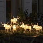 Konstsmide - Led Acryl Elche 5er-set F&uuml;r Au&szlig;en Led Acryl Elche