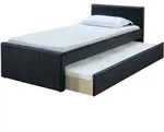 Miliboo - Ausziehbett 90 X 195 Cm Schwarz Matt Macco