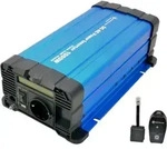 Spannungswandler Fs1000d 12v 1000 Watt Reiner Sinus Blau M. Display Mit Fernbedienung