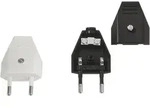 900.002 Eurostecker Kunststoff 250 V Schwarz - Bachmann