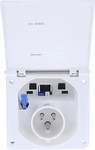 Cee Caravan-einspeisungsstecker 3-polig Wei&szlig; 230v 16a Ip44