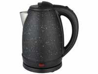 Skive Edelstahl-Wasserkocher 1,7L schwarz Wasserkessel Teekocher Teekessel