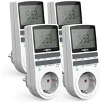 4x Digitale Wochenzeitschaltuhr, Lcd-display 3680w, 10 Schaltzeiteiten - Ansmann
