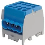 Hauptleitungs-abzweigklemme - Blau, 2x Eingang 25 Mm2 6x Ausgang 16 Mm2, 1-polig