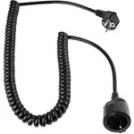 As-schwabe - As Schwabe 70425 Strom Verl&auml;ngerungskabel Schwarz 4 M H05vv-f 3g 1,5