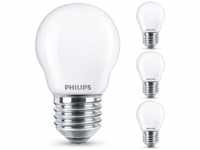 Philips LED Lampe ersetzt 40W, E27 Tropfenform P45, weiß, neutralweiß, 470 Lumen,