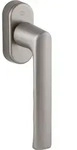 Hoppe Fenstergriff Hamburg - Secuforte, Vk 32-42, Aluminium Edelstahlfarbig Matt