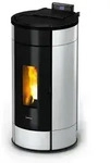 Pelletofen Globe, Weiss B 53,6 X T 57 X H 104 Cm