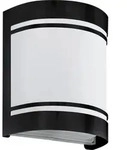 Eglo - Au&szlig;en-wandleuchte Cerno Schwarz 16,5 X 14 Cm E27 Au&szlig;enwandleuchte