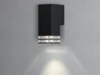 Konstsmide Lighting - Alu Au&szlig;enwandleuchte Pollux Down Light Schwarz...