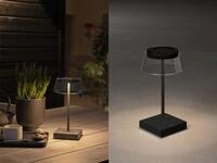 Konstsmide Lighting - Wiederaufladbare Led Outdoor Akku Tischleuchte Scilla Dimmbar