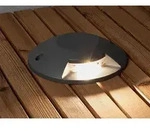 Konstsmide - Led Bodenaufbaustrahler 1flammig Aufbauspot Aussen Anthrazit Alu &Oslash;20cm